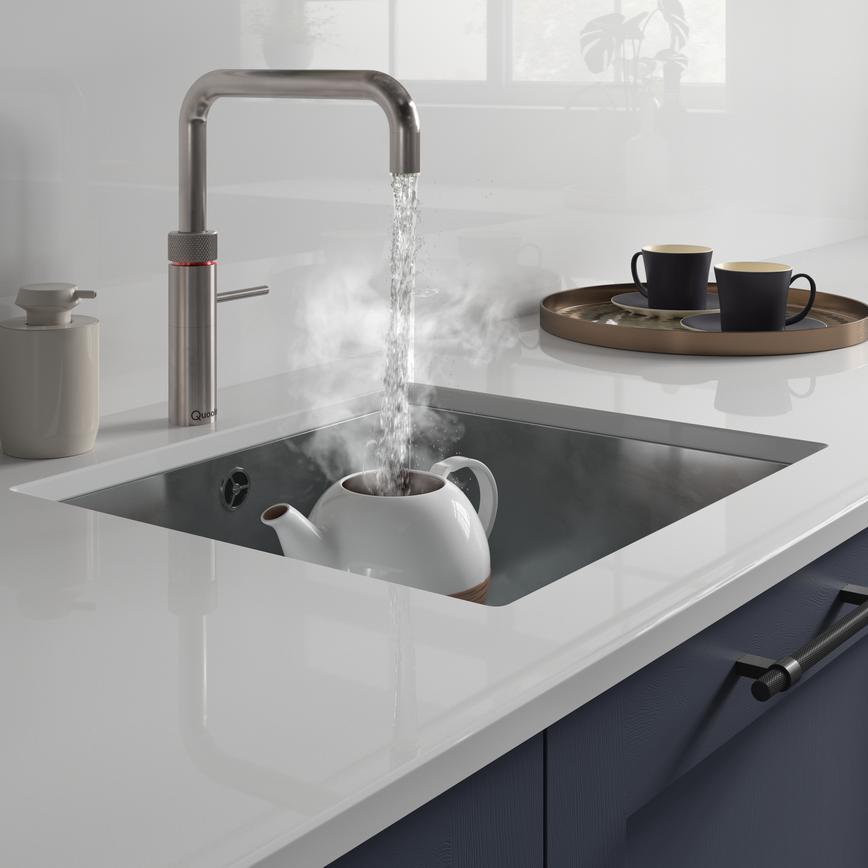 Quooker Fusion Stainless Steel Tap with boiling water