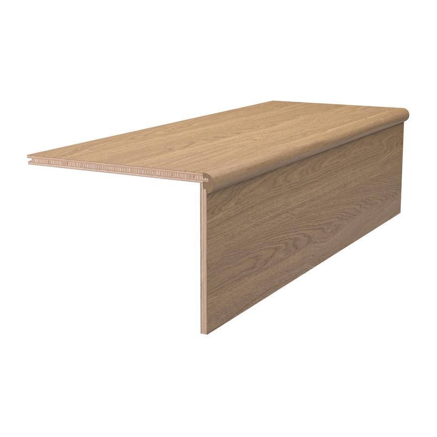 Howdens Oak Veneered Stair Cladding Tread with Reversible Riser