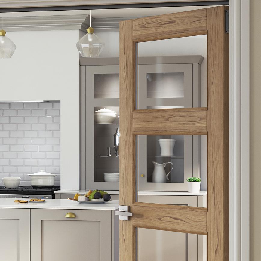 Roomflex Pro room divider featuring door handle