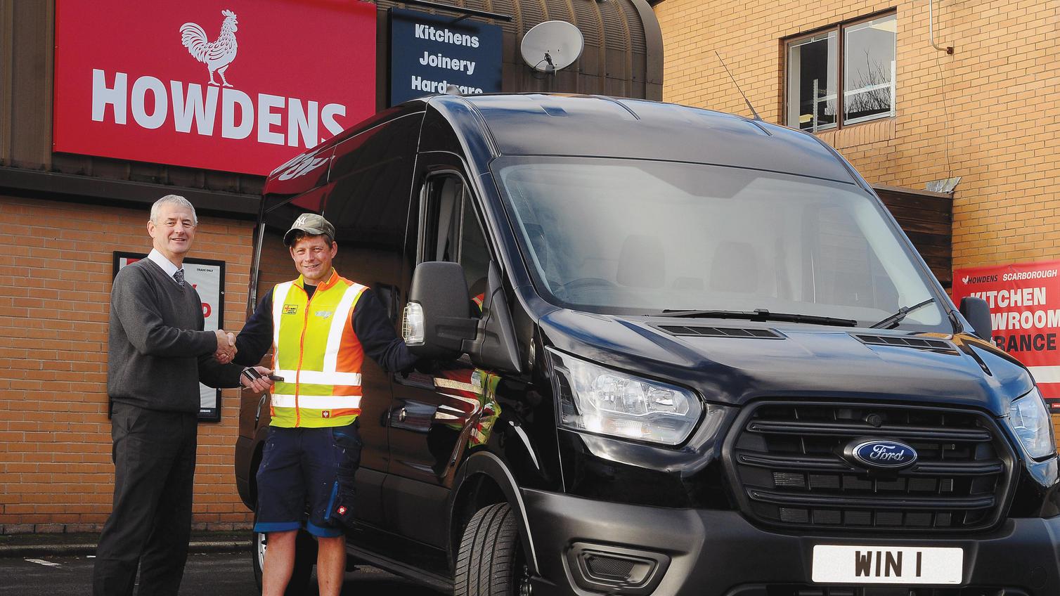 Howdens - Win a Van Winner