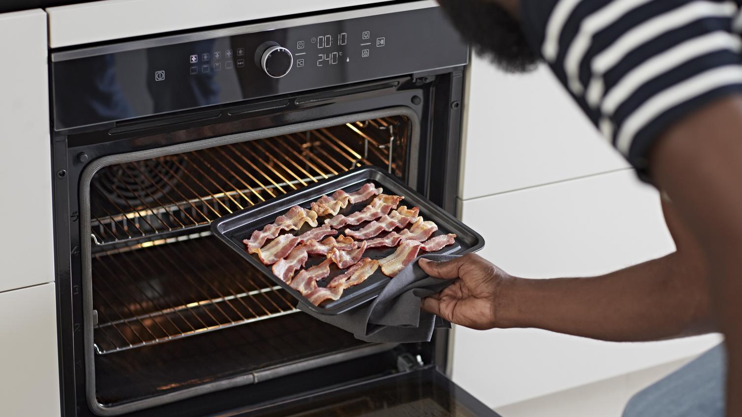 Lamona Monodial Pyrolytic Oven in Hockley Textures Dark Stone Handleless