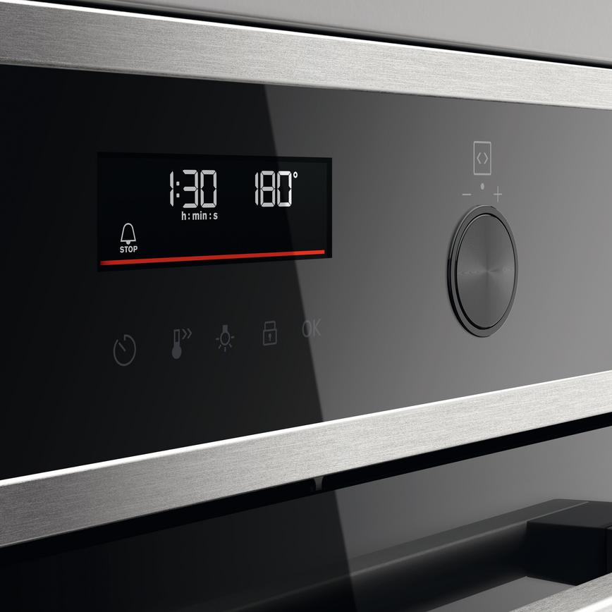 Zanussi Series 60 ZOPNA7XN Stainless Steel Built In Single Multifunction Oven Control Panel