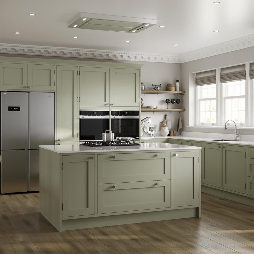 Chilcomb Sage Green Kitchen Cameo