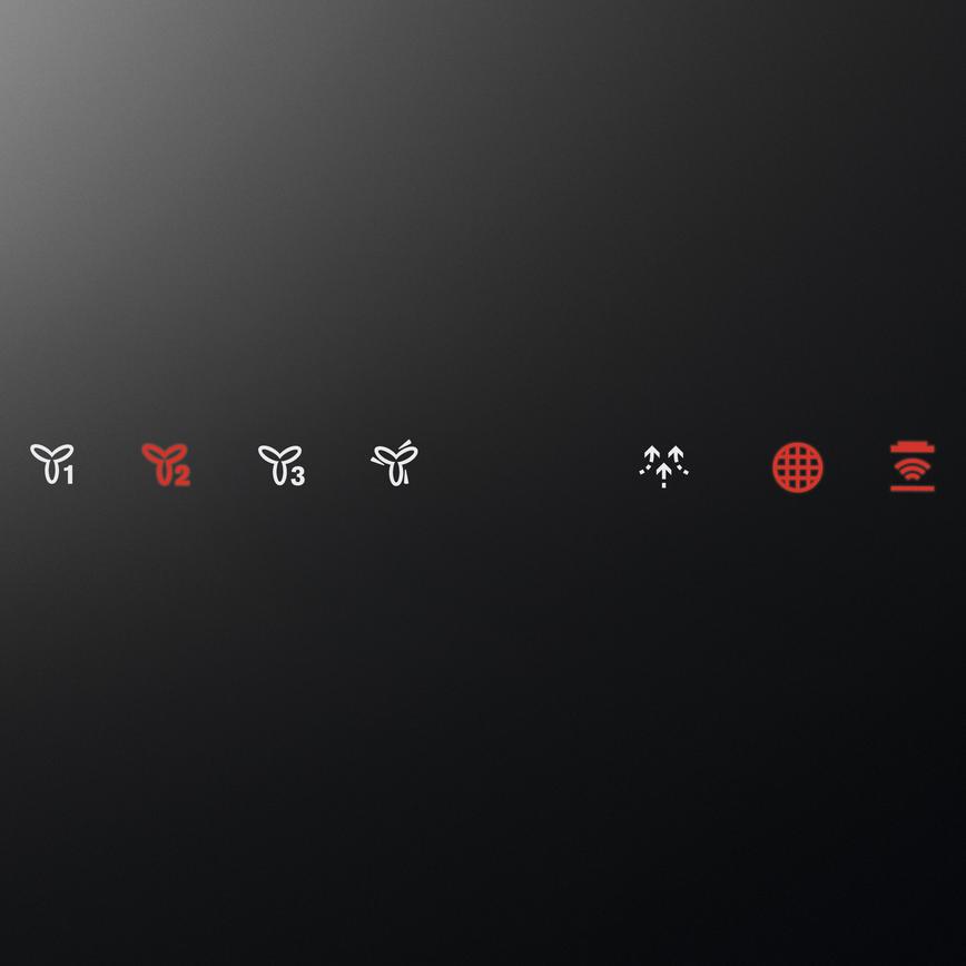 AEG 90cm Chimney Extractor DKB5960HM Controls