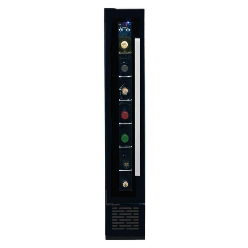 Lamona LAM6903 Integrated Black 7 Bottle Wine Cooler Cut Out with Energy Rating