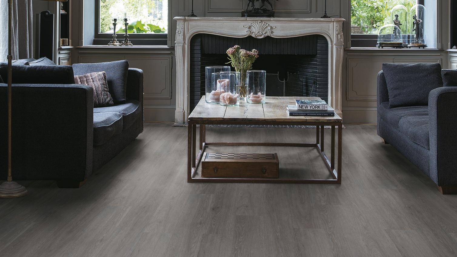 Dark Grey Oak Vinyl Flooring 2.105m/sq Cameo