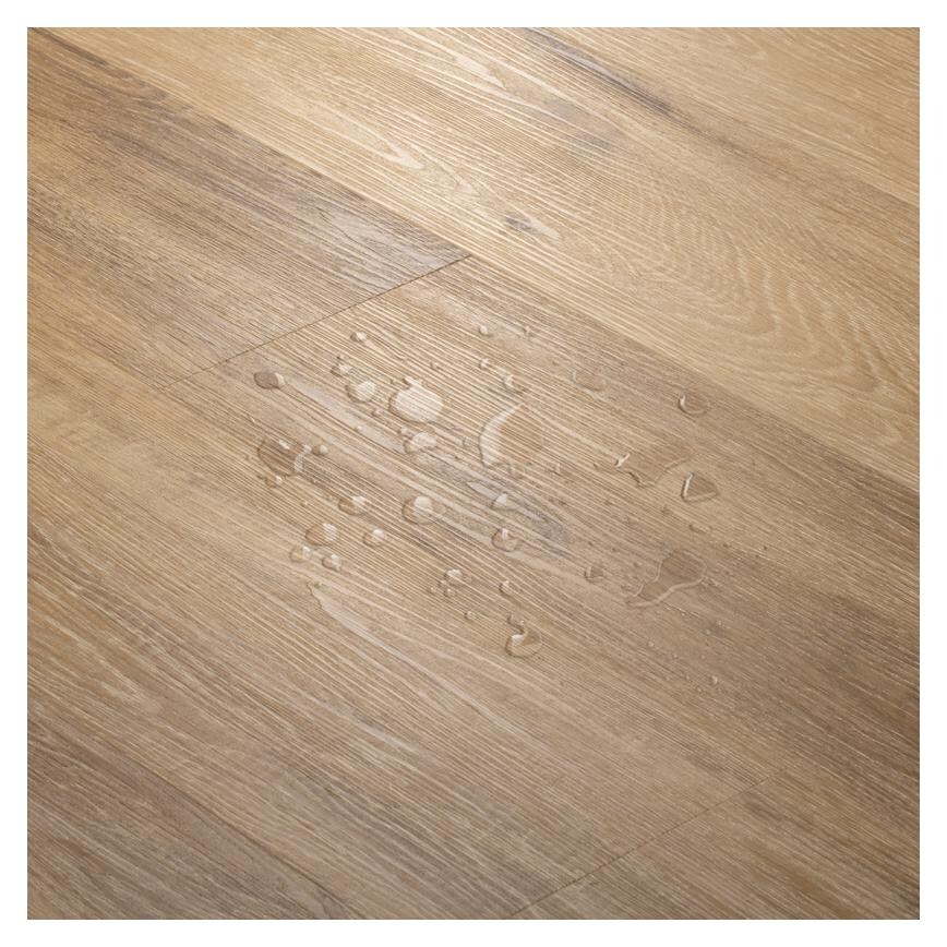 Karndean Korlok Herringbone Texas White Ash Luxury Vinyl Flooring with Integrated Underlay 3.00m² Pack Moisture Resistant