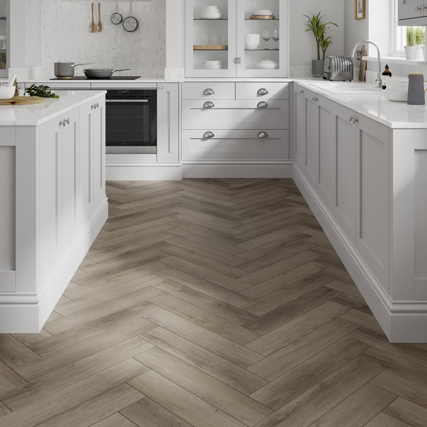 Herringbone Tless Oak