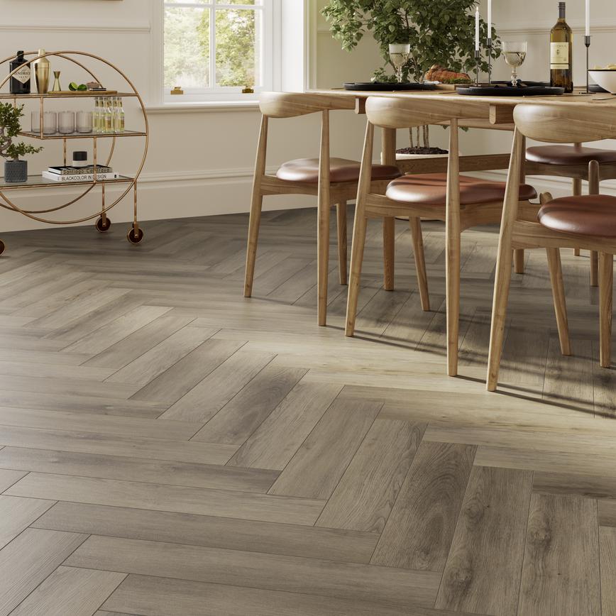 Herringbone Tless Oak