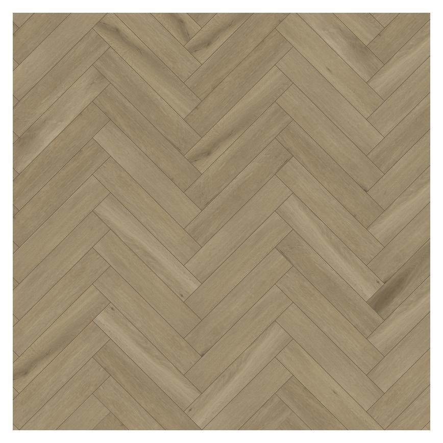 Oake & Gray Herringbone Nature Oak Luxury Rigid Vinyl Flooring with Integrated Underlay 1.97 m² Birdseye View 2