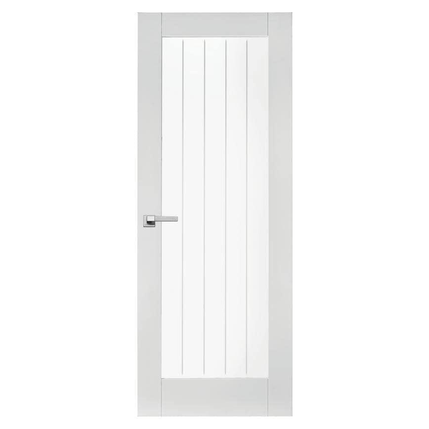 Pre-finished Dordogne Smooth Glazed FD30 2'6'' Door