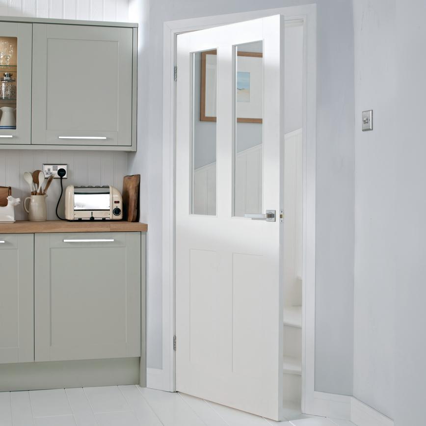 Burford 4 Panel 2 Light Glazed