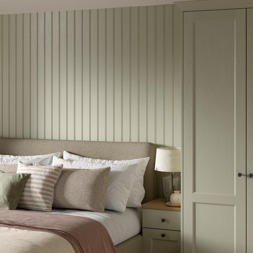 Sage Green Easi Panel Bedroom