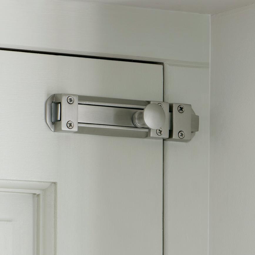 Satin Nickel Heavy Duty Bolt