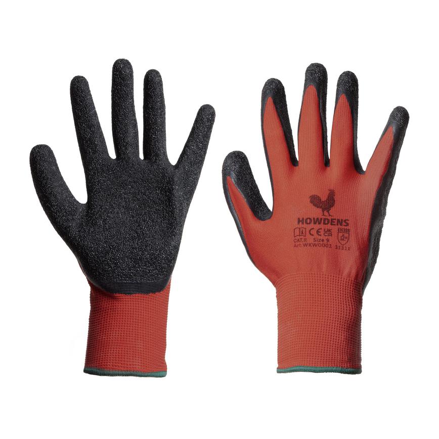 Howdens Superlight Non Disposable Red Large General Handling Glove