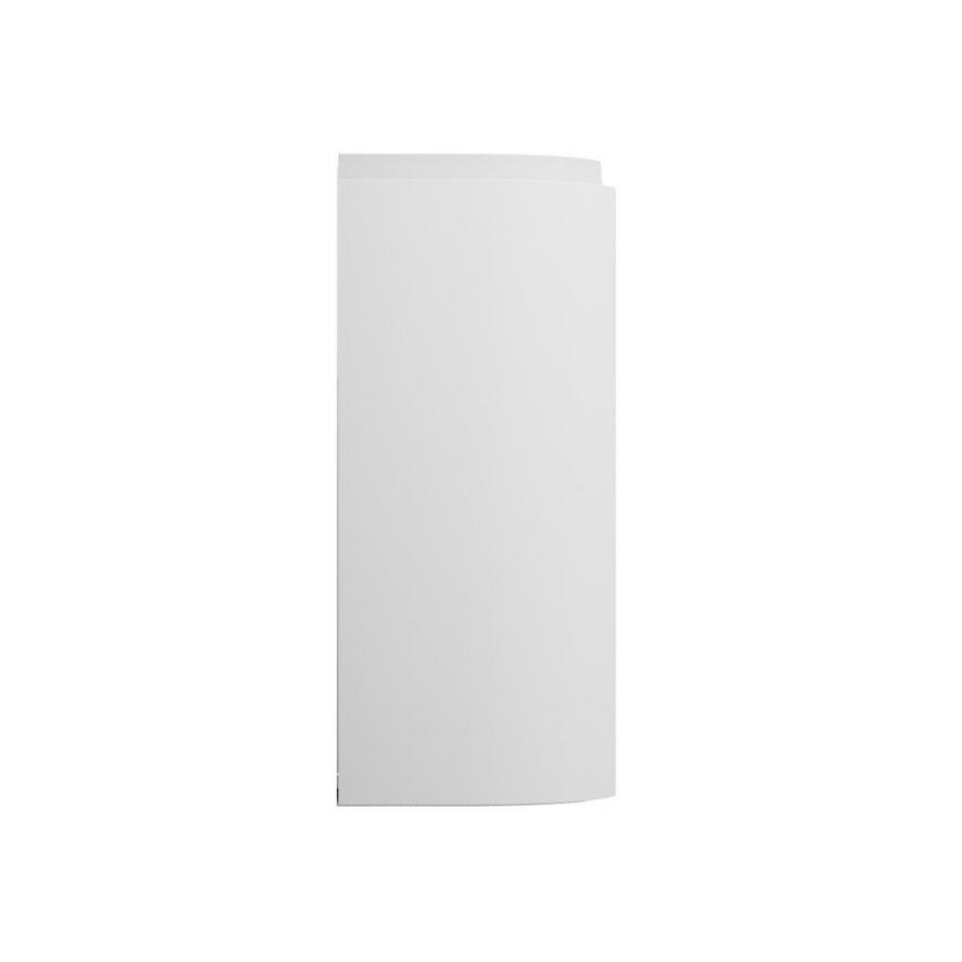 Clerkenwell Gloss Dove Grey Curved Base Wall Door
