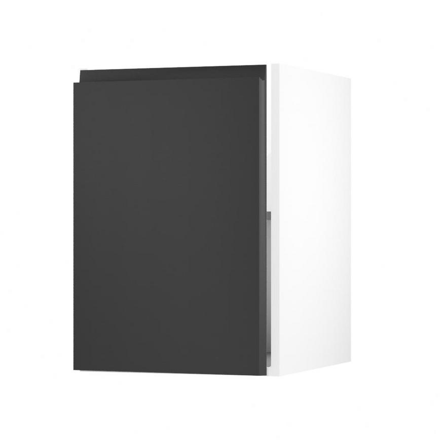 Clerkenwell Super Matt Black 500 Full Height Door Open