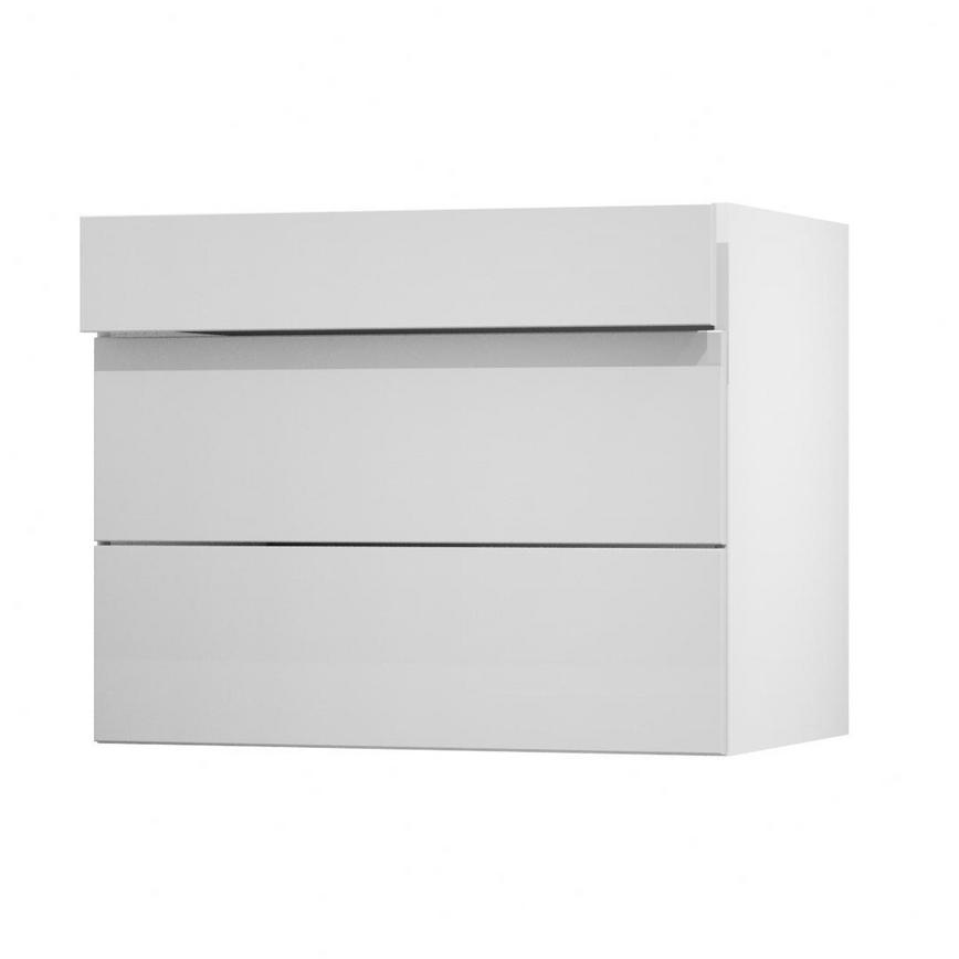 Greenwich Dove Grey 900 Pan Drawer Door Open