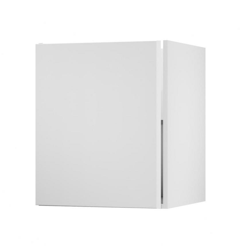 Greenwich White Smooth 600 Full Height Door Open