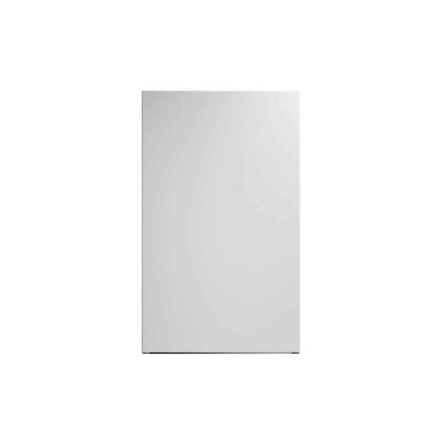 Hockley Mirror Gloss Dove Grey 600 Freezer Door Cut Out