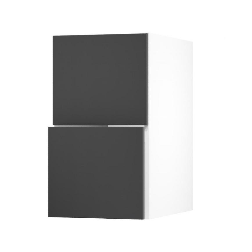 Hockley Super Matt Charcoal 400 Pan Drawer Door Open 342mm