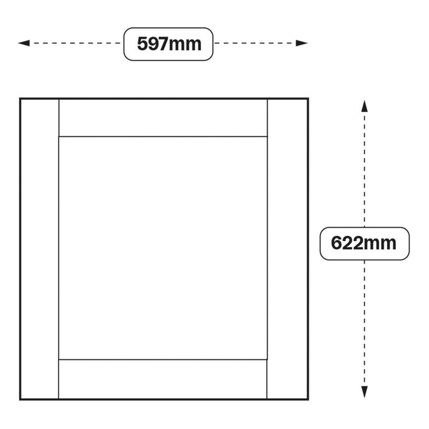 600 Appliance Tower Door 622mm (XX59)