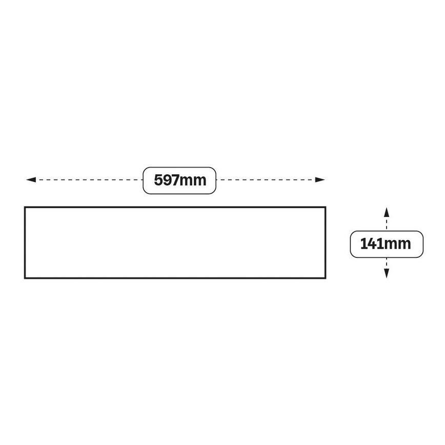 Slabs 600 Fascia 141mm (XX60)