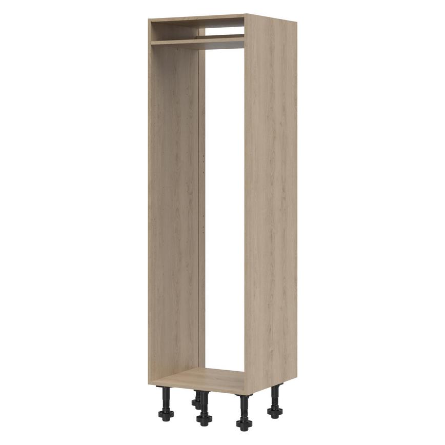 Natural Oak 600mm Fridge Freezer Tower Cabinet