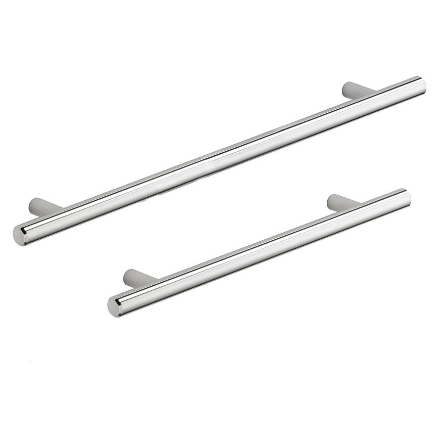 T Bar Polished Chrome Effect Thin Handle