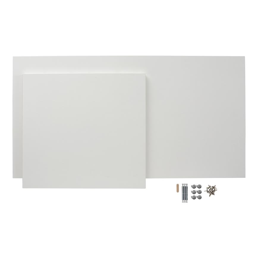 White 931 Corner Base Shelf Pack