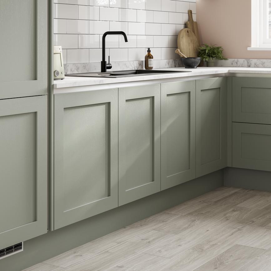 Chilcomb Reed Green Handleless Frontal Cameo