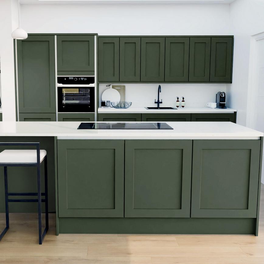 Chilcomb FirGreen Handleless EKES Set Shot Island