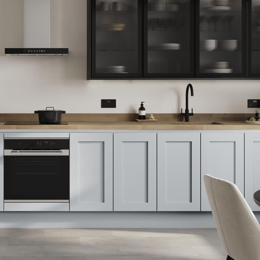 Chilcomb Mist Handleless Bank of Frontals