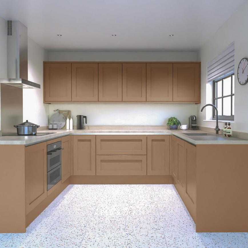 Chilcomb Handleless Terracotta EKES U Shape