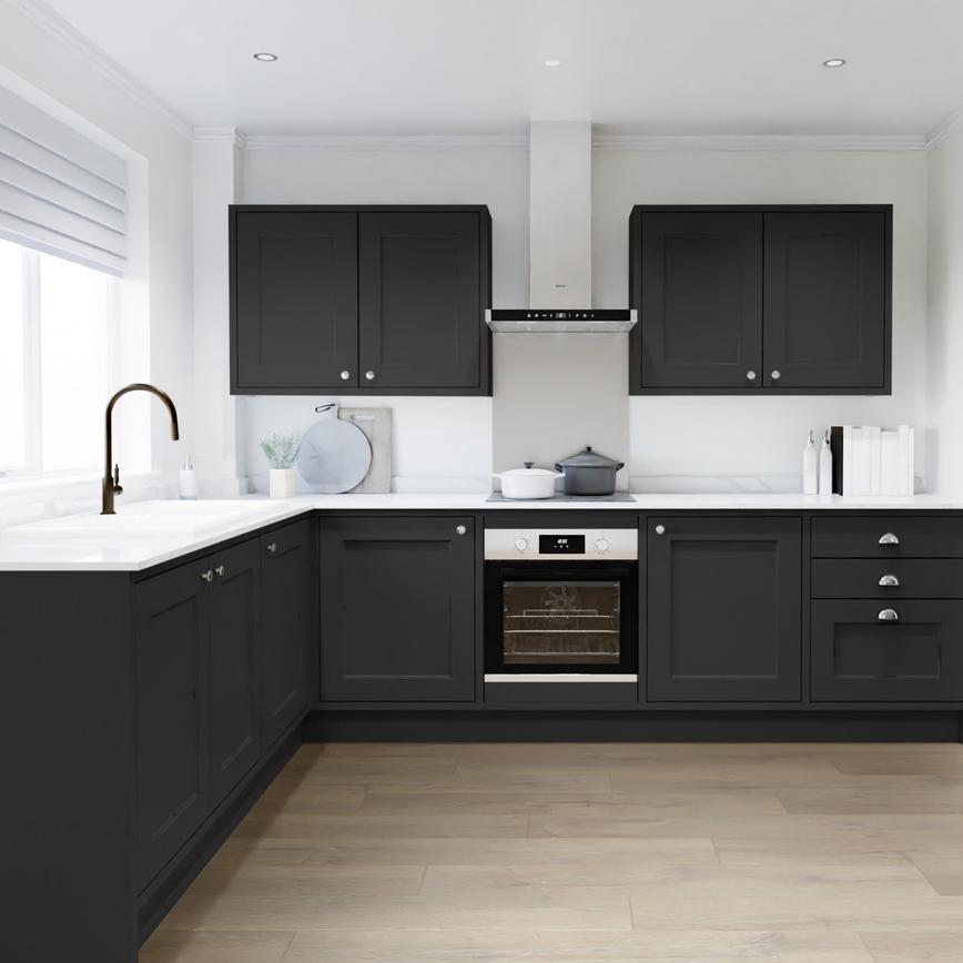 Elmbridge Inframe Charcoal EKES Set Shot L Shape