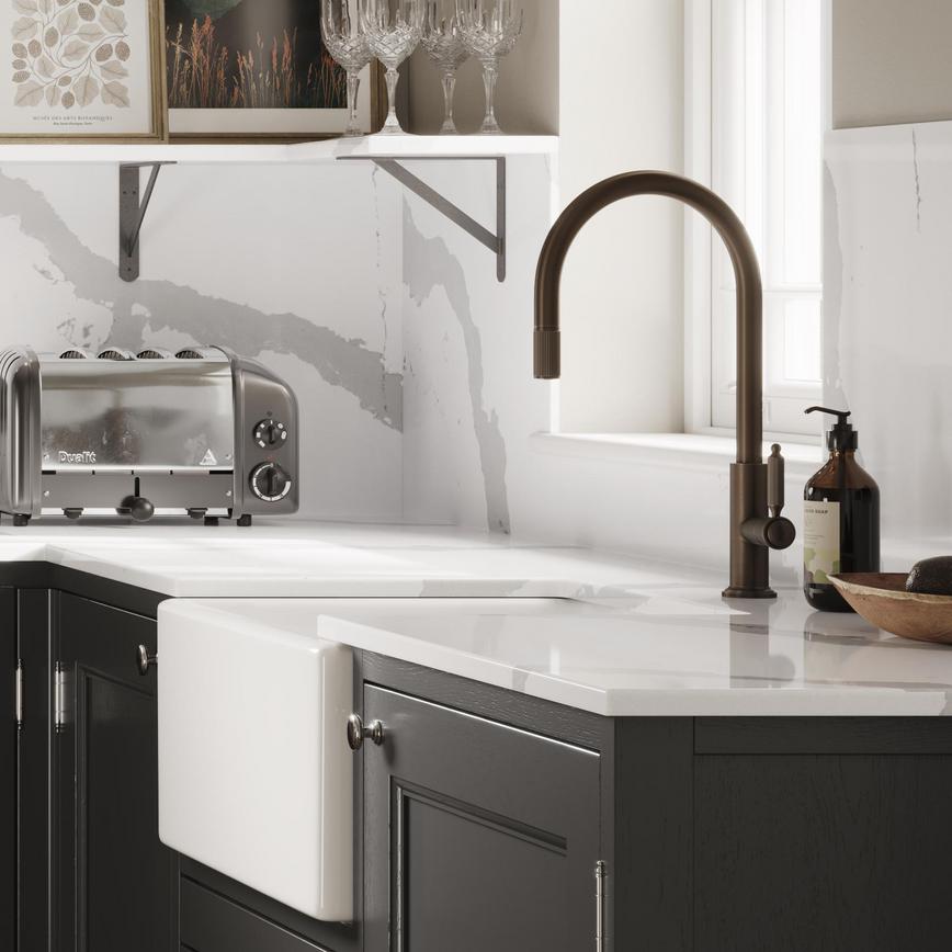 Elmbridge Charcoal Inframe Sink And Tap