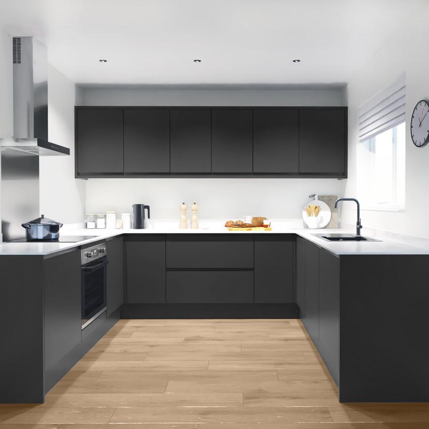 Clerkenwell Super Matt Black EKES U Shaped