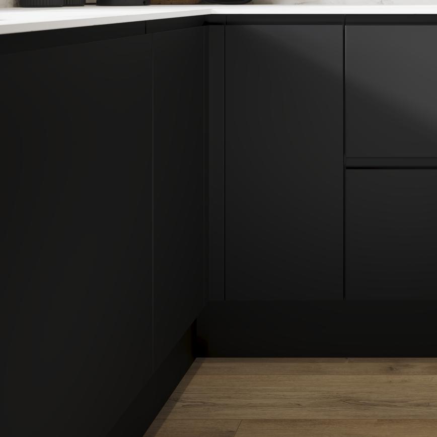 Clerkenwell Super Matt Black Bank Of Frontals