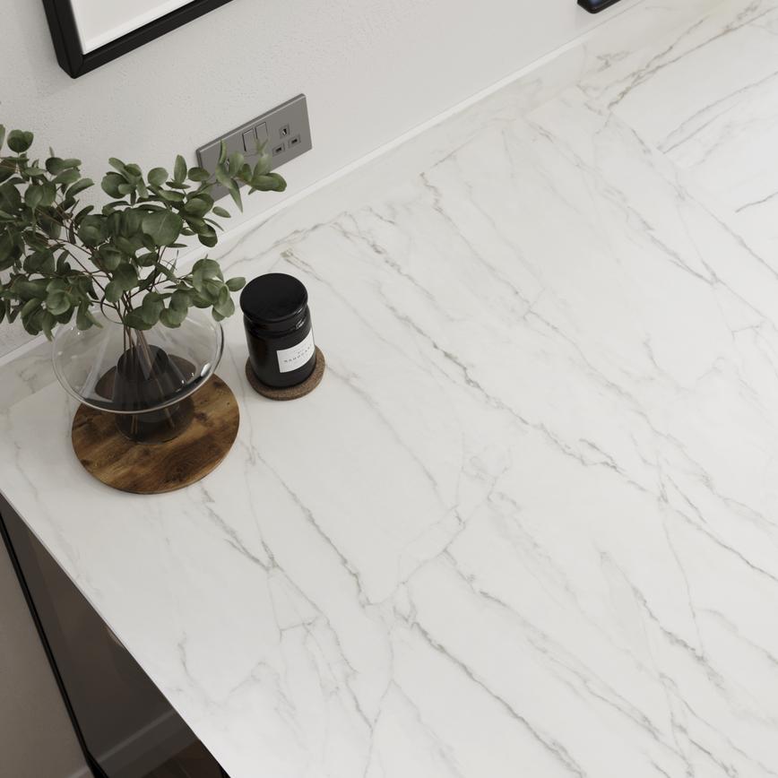 Clerkenwell Super Matt Black Sabbioso Marble Compact Worktop