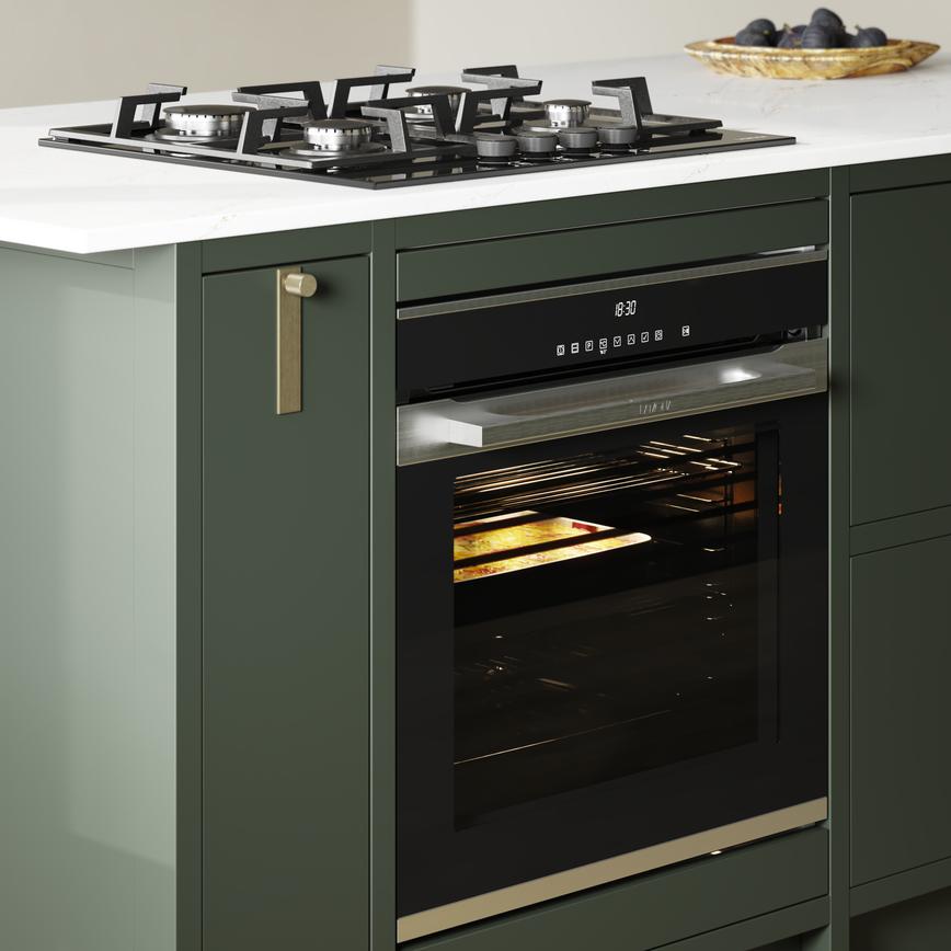 Hockley Super Matt Fir Green In-Frame Cooking Appliances