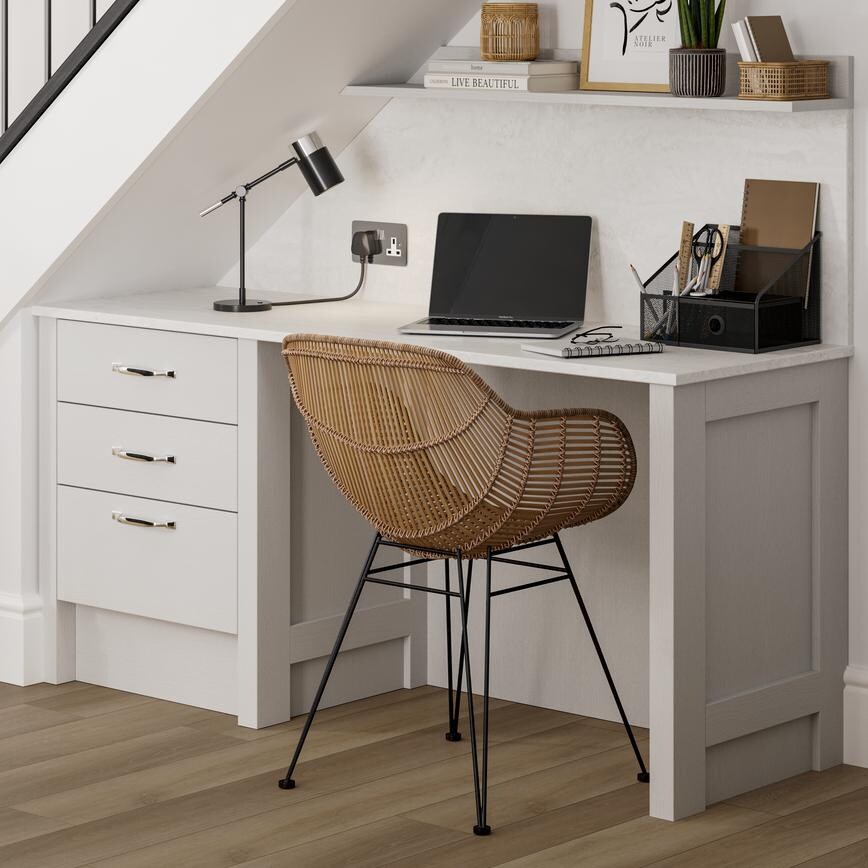 Halesworth Dove Grey Under The Staircase Home Office Space