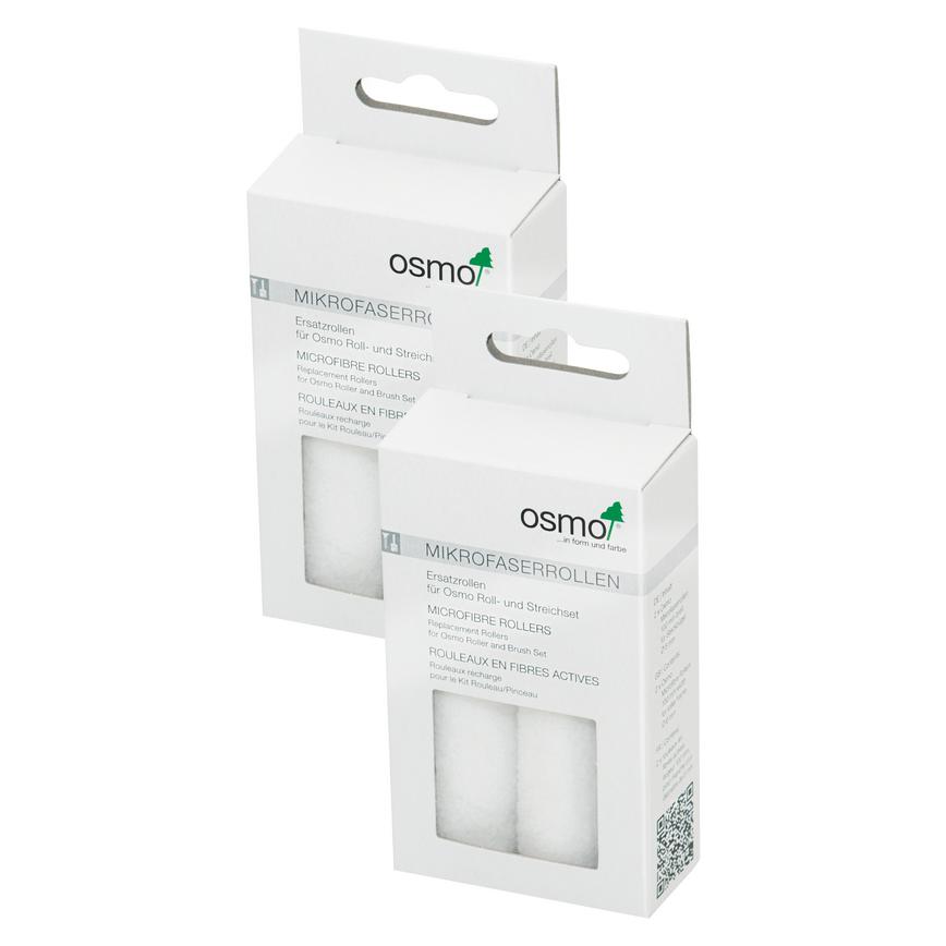 Osmo 4 Short Pile Microfibre Roller Sleeves Pack of 4"