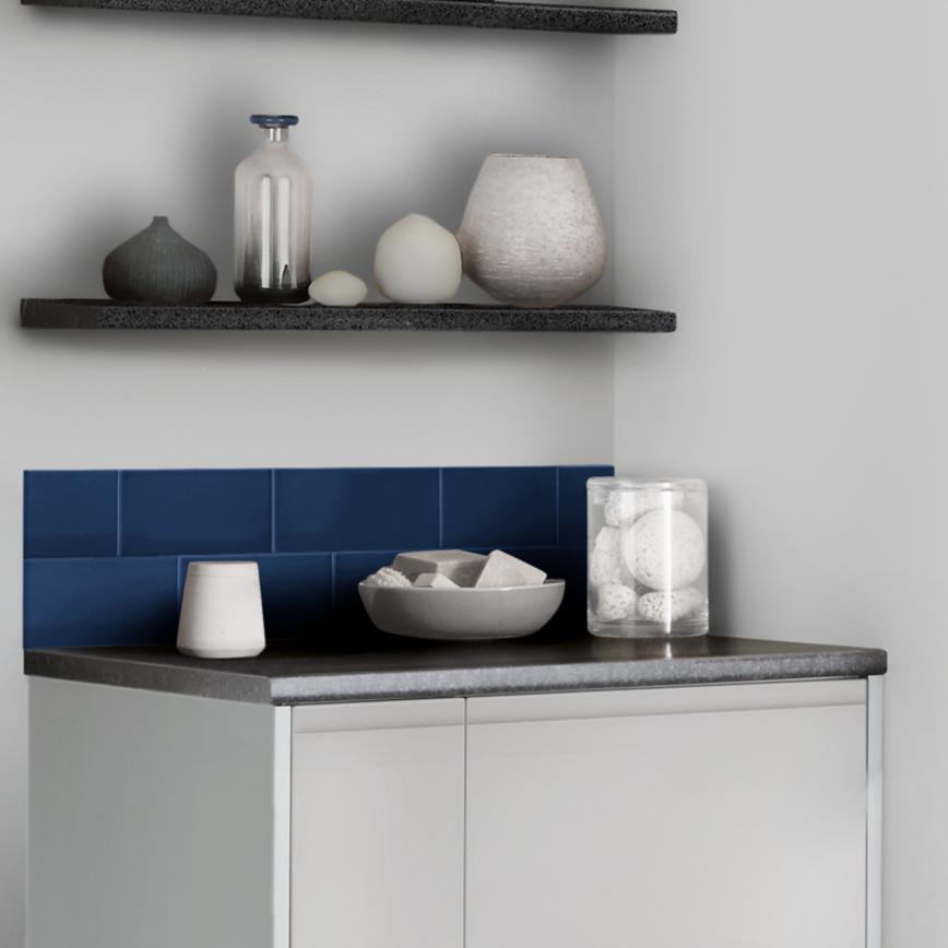 Clerkenwell Gloss Dove Grey Open Shelving And Base Unit