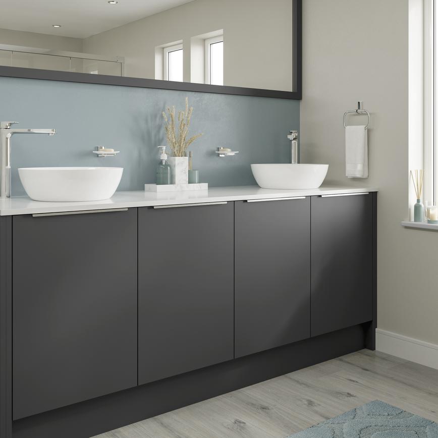 Greenwich Super Matt Charcoal Bathroom
