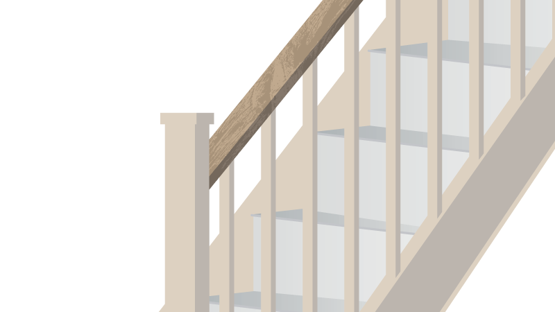Oak Stair Rails