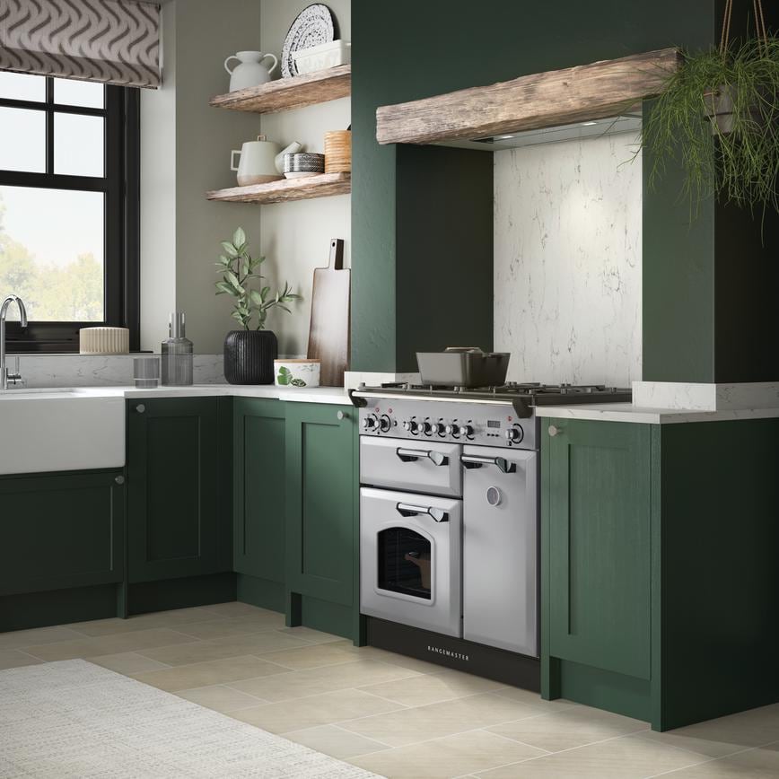 Rangemaster Classic 90cm Pearl Duel Fuel