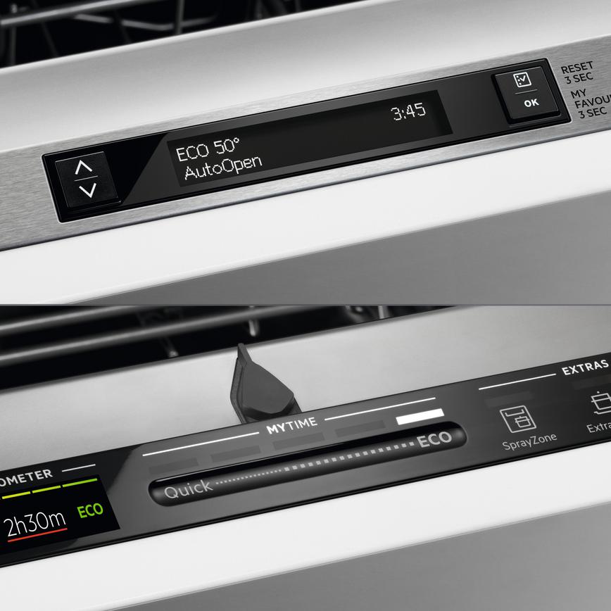 AEG 60cm Dishwasher FSK52917Z Control Close Up