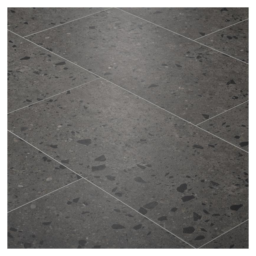 Oake and Gray Grey Terrazzo XL Luxury Rigid Vinyl Flooring with Integrated Underlay 2.62m² Pack