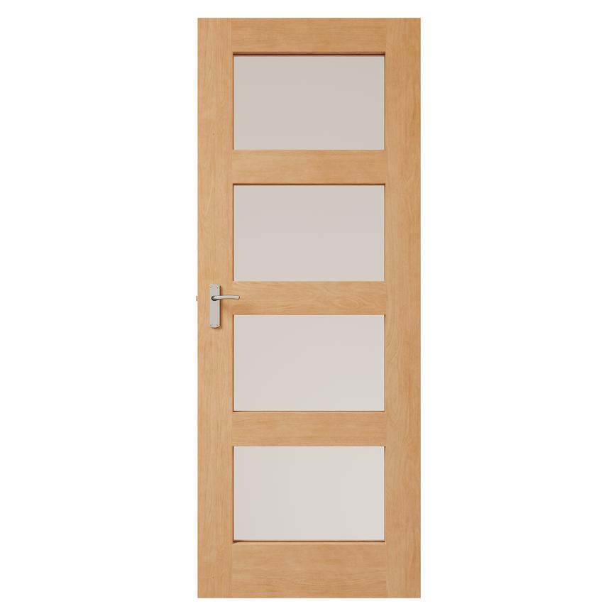 Image of the 4 Panel Oak shaker glazed