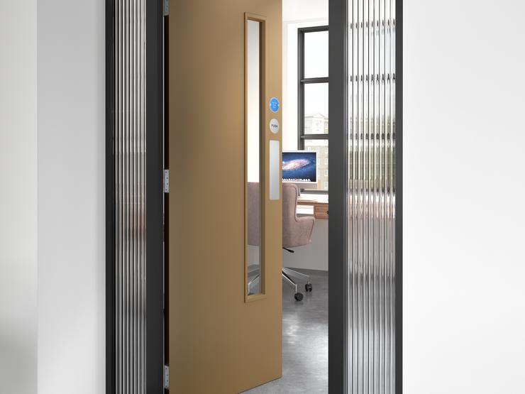 2ft6 Spey Primed Flush 20G Glazed Door